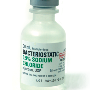 Bacteriostatic saline for botox for sale